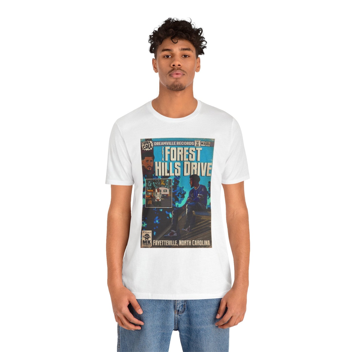 2014 Forest Hills Drive - Comic Book Art - Unisex Jersey Short Sleeve Tee Fine Art Of MK