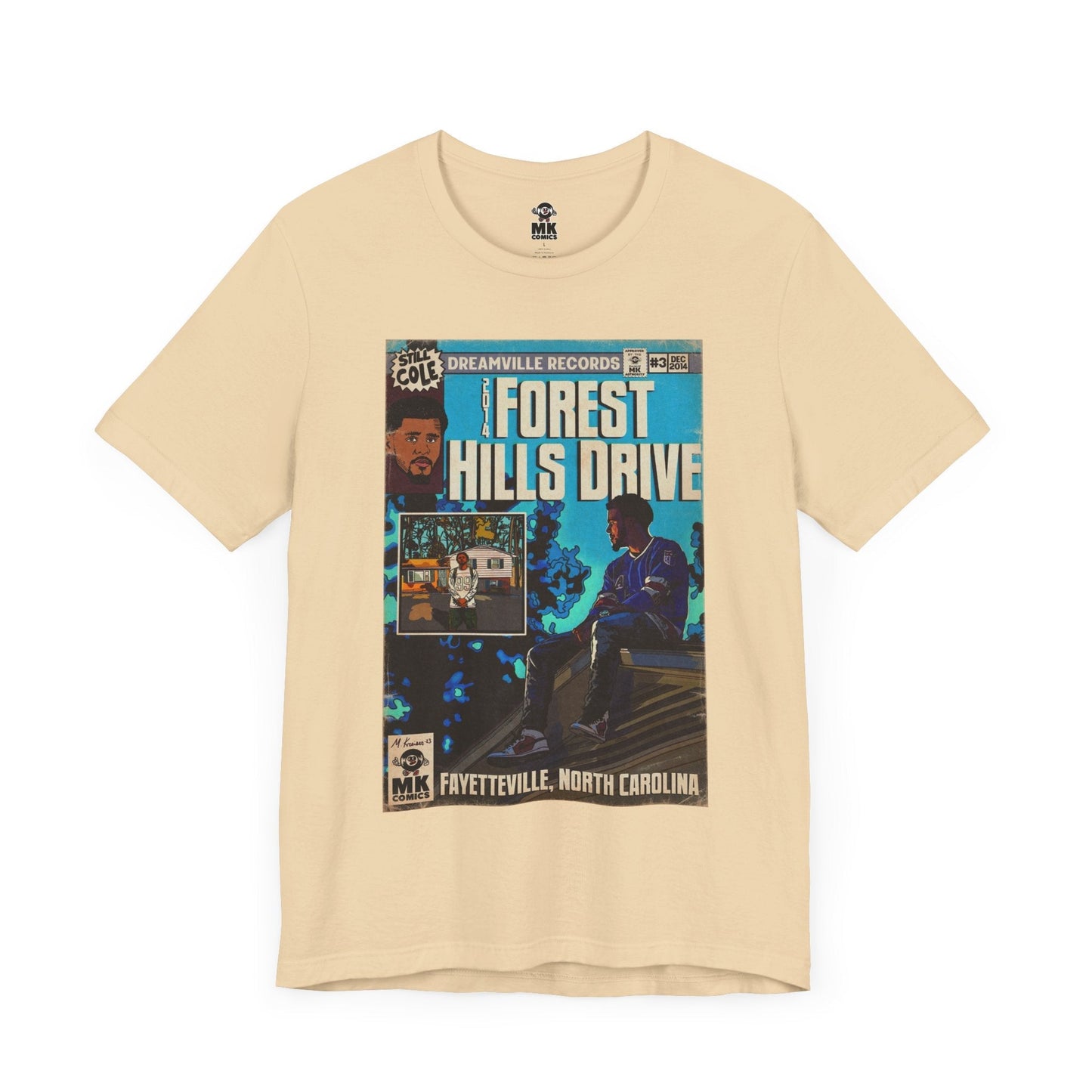 2014 Forest Hills Drive - Comic Book Art - Unisex Jersey Short Sleeve Tee Fine Art Of MK
