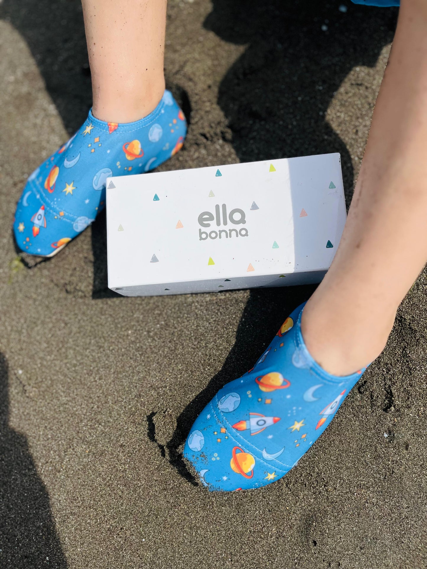 Non-Slip Sole, Unisex Baby, Children's Sea Shoes, Pool Booties, Space Ella Bonna Baby