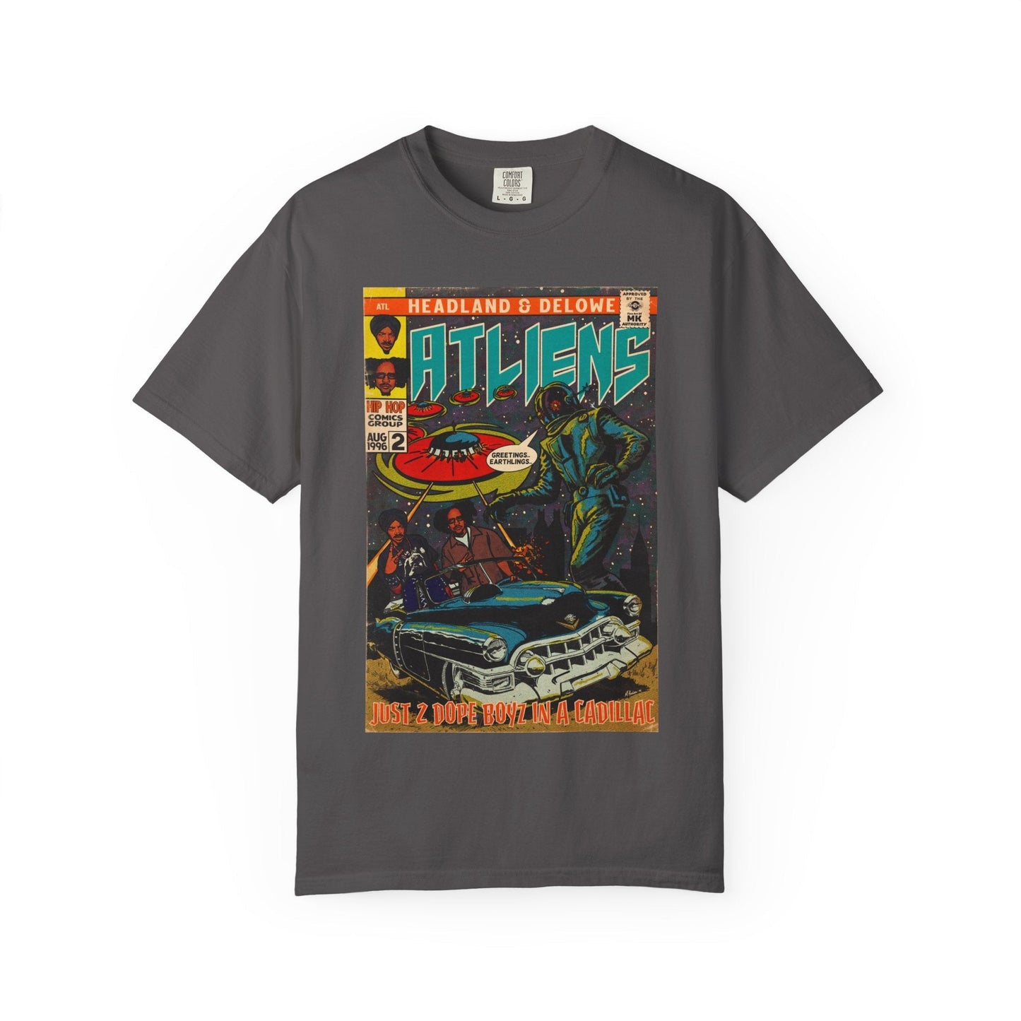 ATLiens - 2 Dope Boyz in a Cadillac - Unisex Comfort Colors T-shirt Fine Art Of MK
