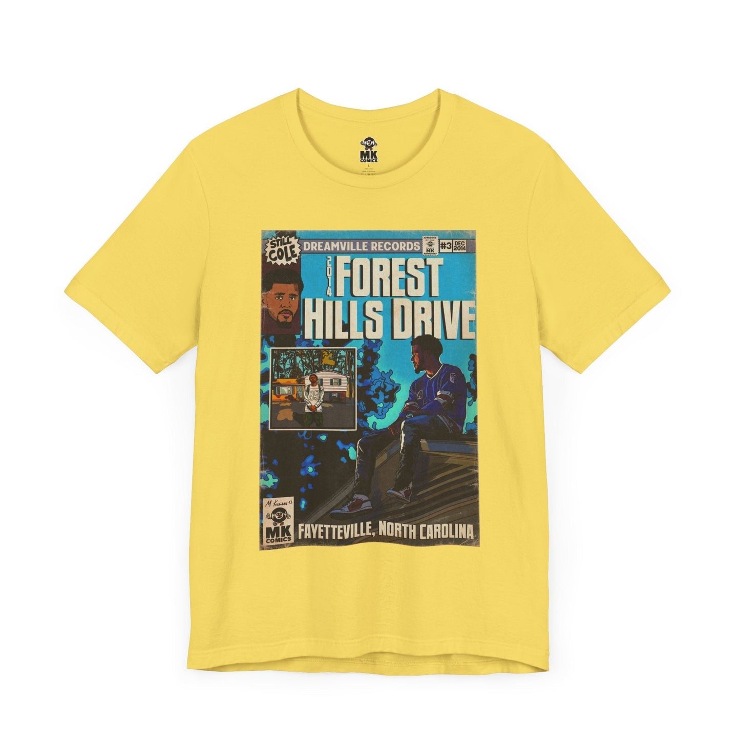 2014 Forest Hills Drive - Comic Book Art - Unisex Jersey Short Sleeve Tee Fine Art Of MK
