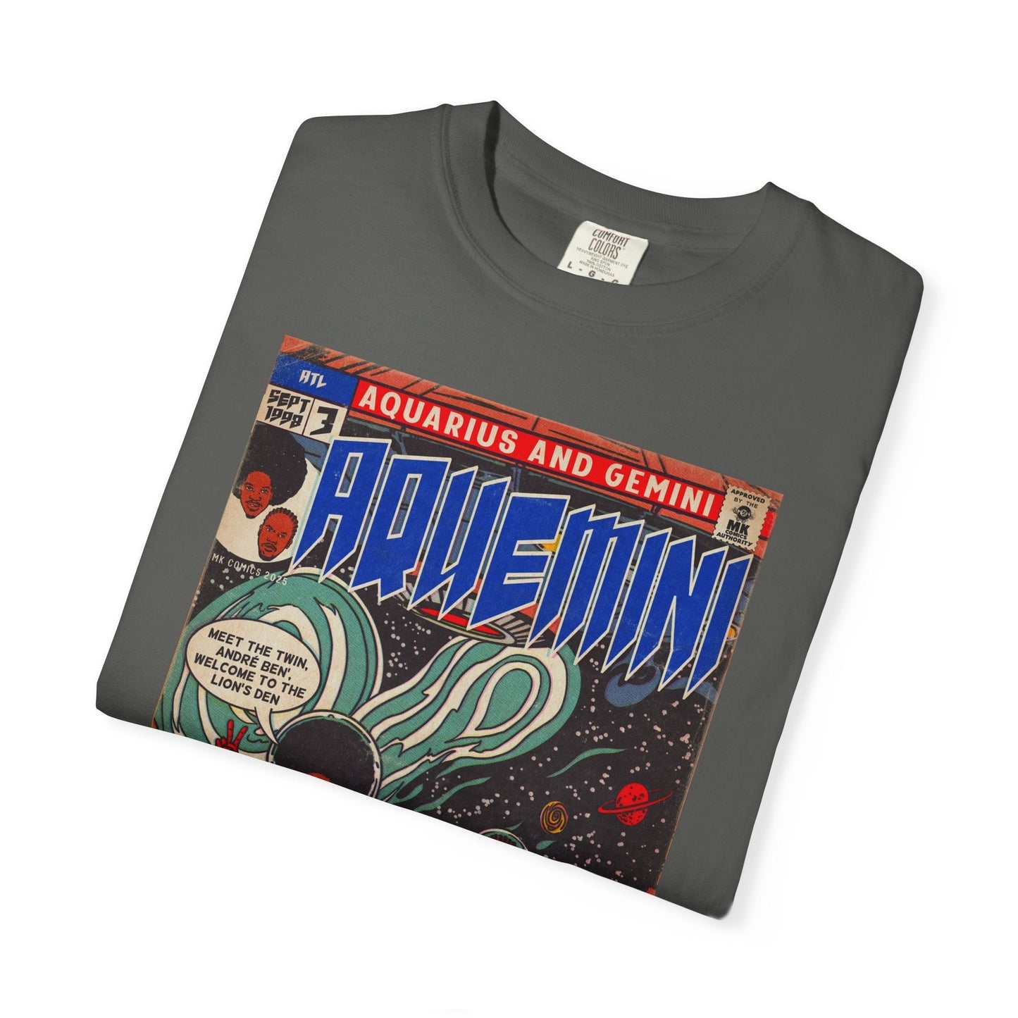 Aquemini - Comic Book Art - Unisex Comfort Colors T-shirt Fine Art Of MK