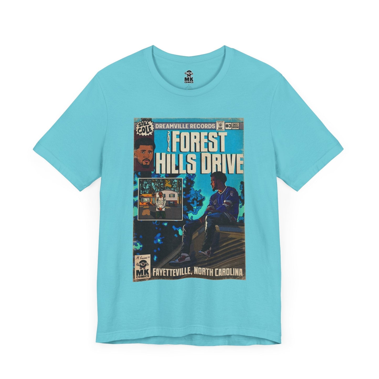 2014 Forest Hills Drive - Comic Book Art - Unisex Jersey Short Sleeve Tee Fine Art Of MK