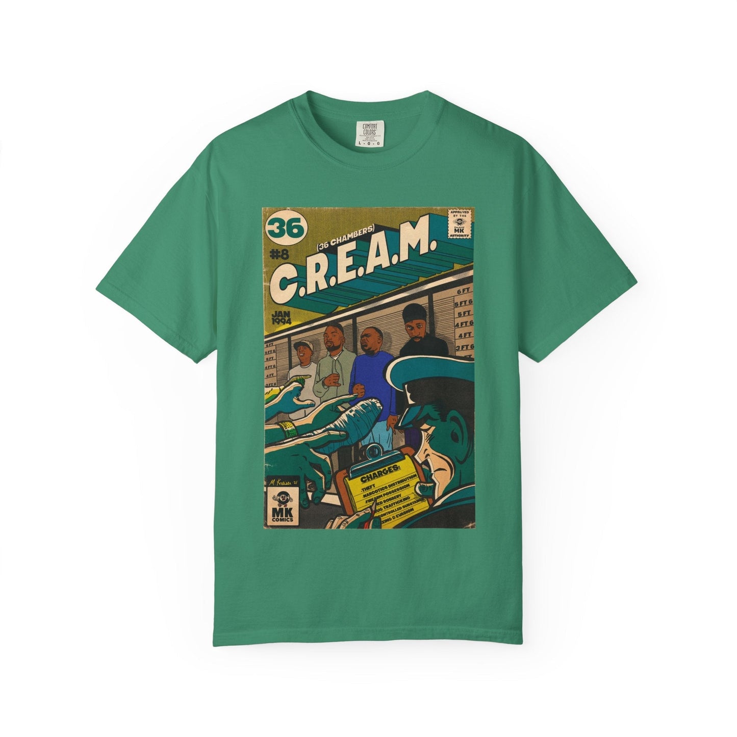 C.R.E.A.M - Unisex Comfort Colors T-shirt Fine Art Of MK