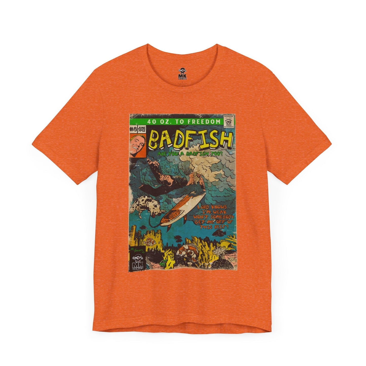Badfish - Unisex Jersey Short Sleeve Tee Fine Art Of MK