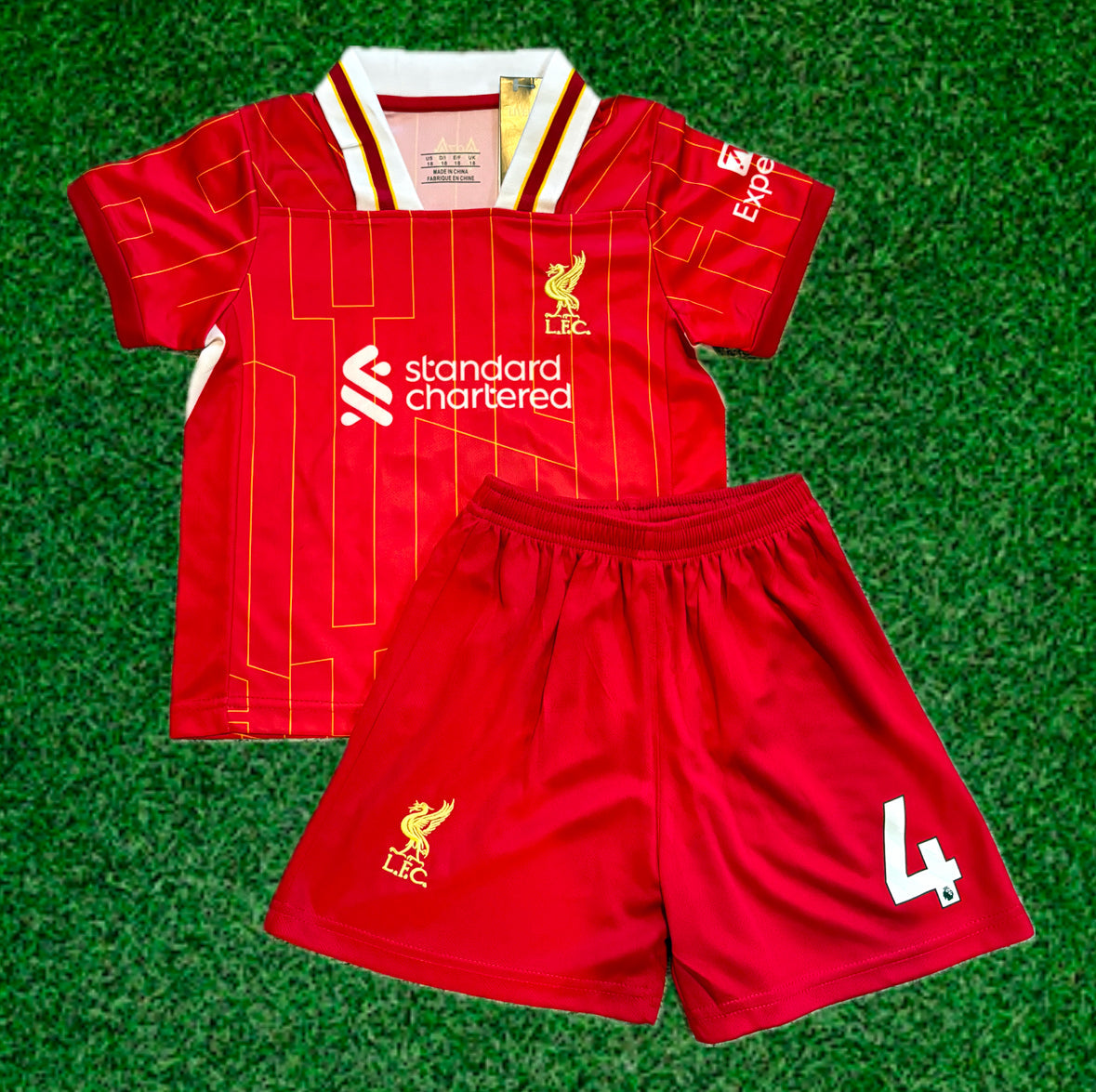 Virgil van Dijk Liverpool Kids Jersey Set Soccer Football Toddler Youth Tshirt CustomKiddos.com