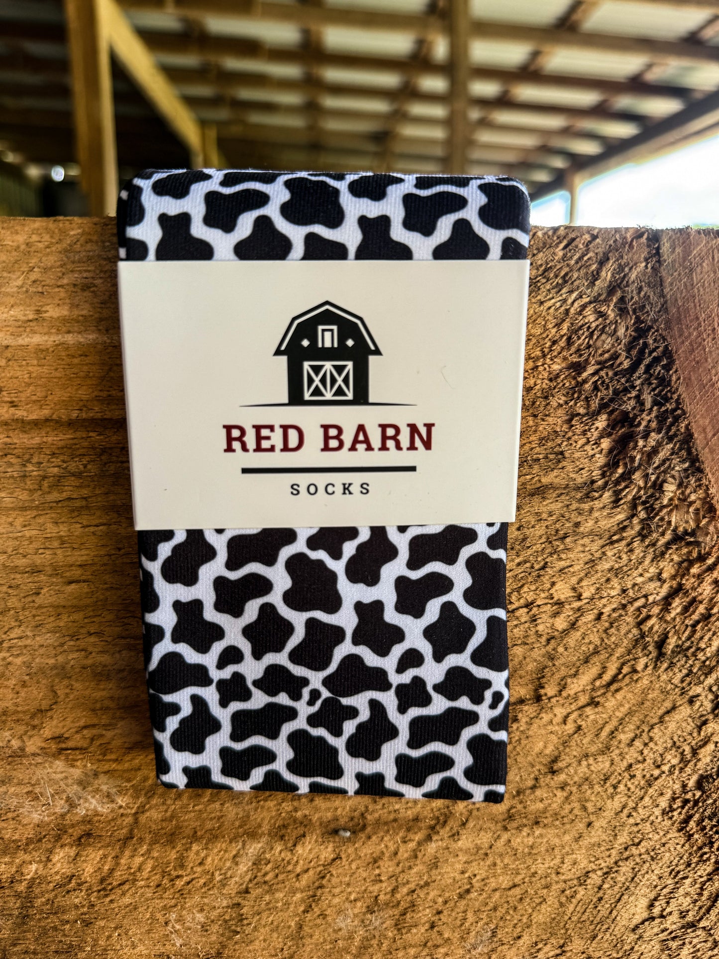 Udderly Cozy - Petite Red Barn Socks