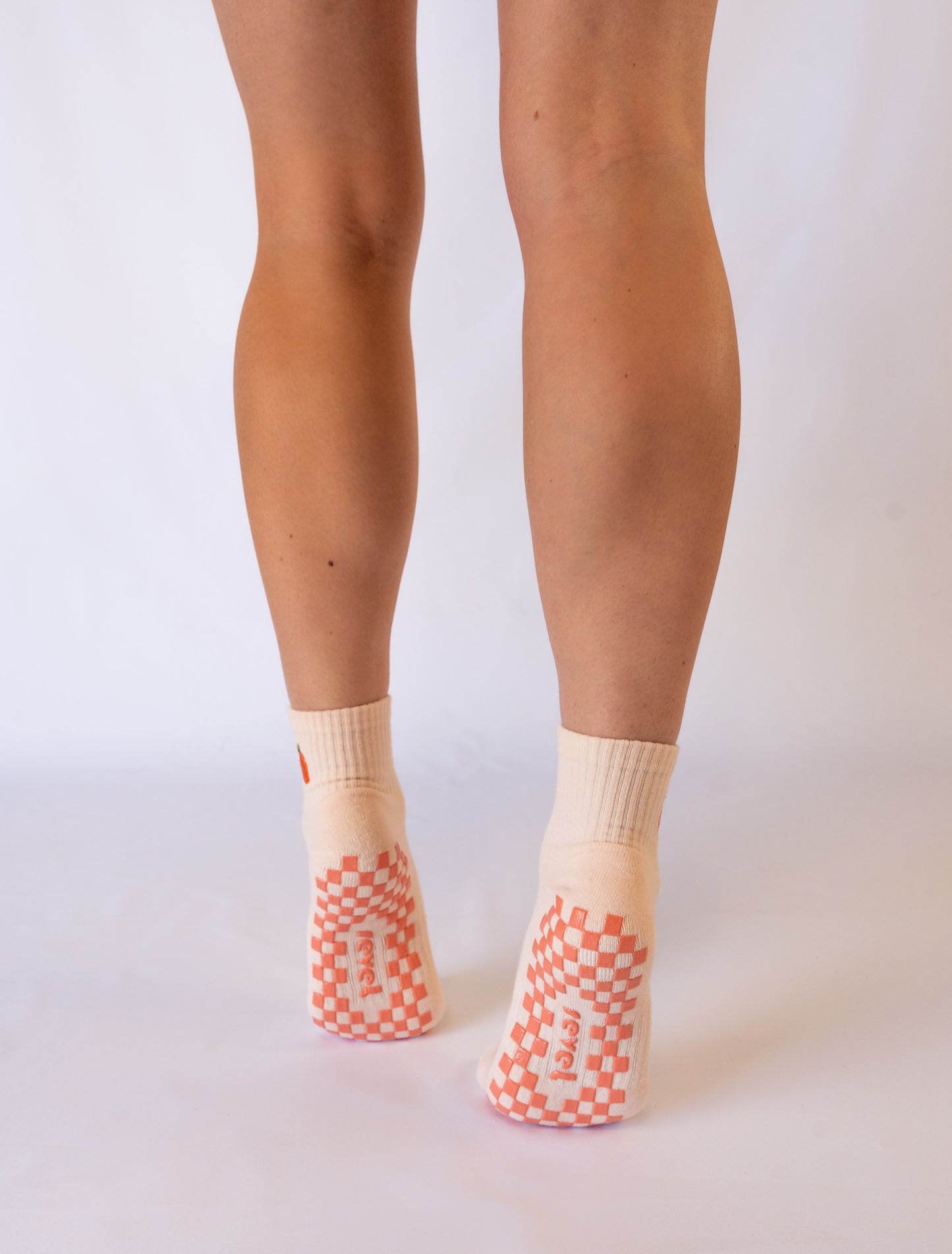The Just Peachy Grip Sock Revel