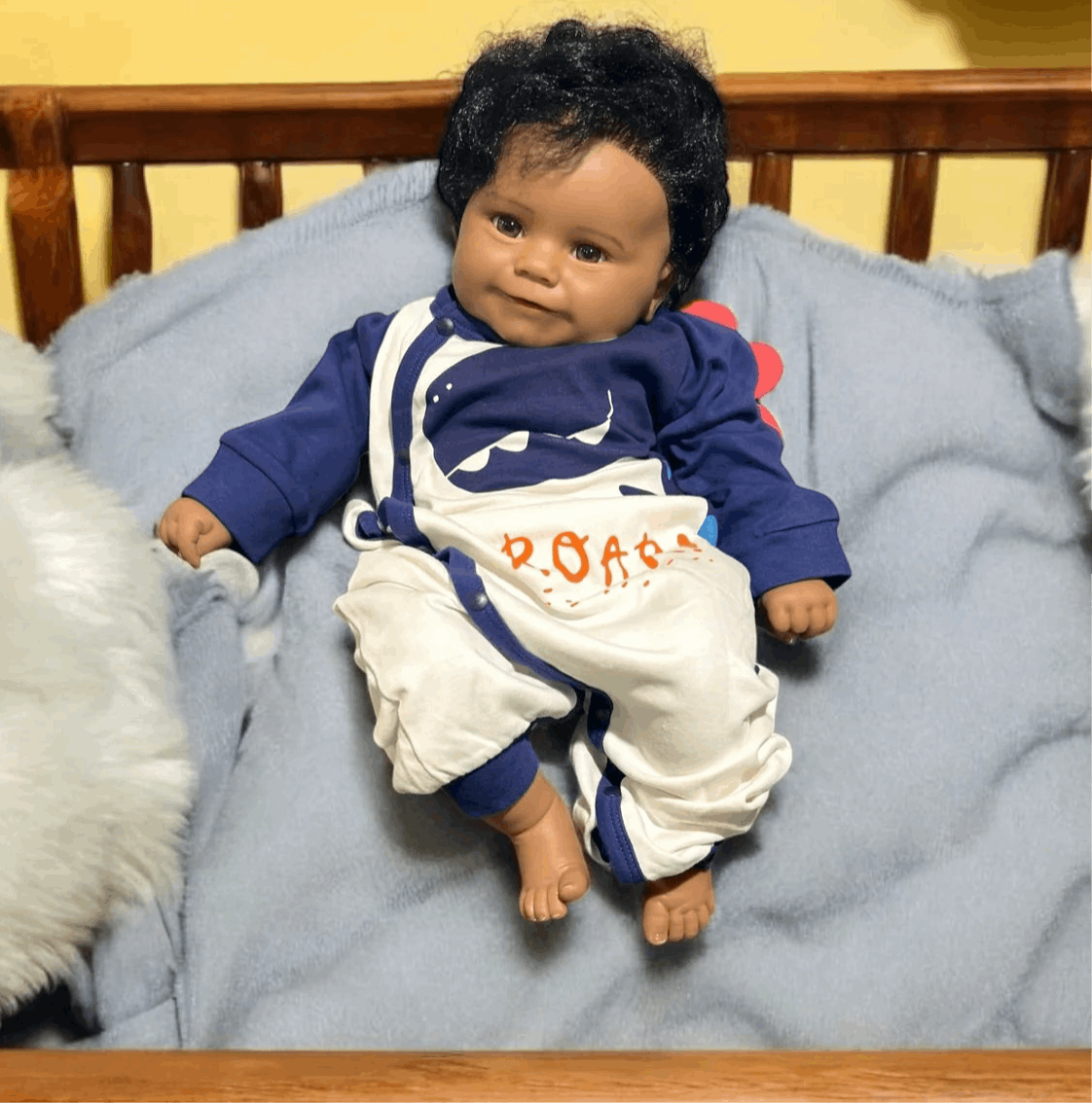Soft Cotton Baby Boy Dinosaur Jumpsuit In Adorable Design