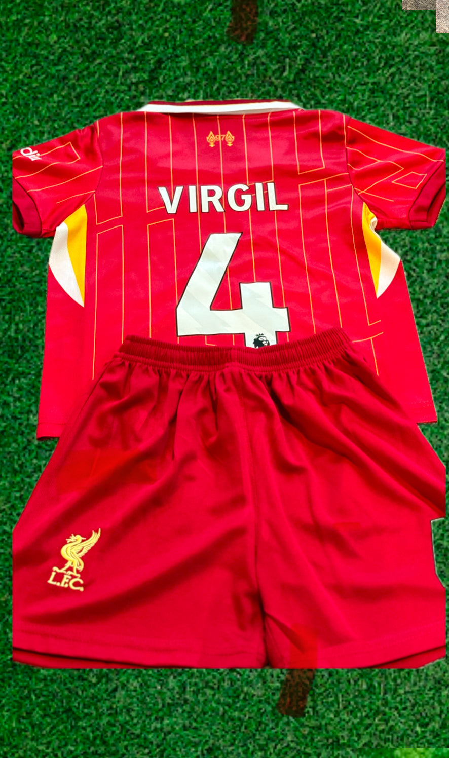 Virgil van Dijk Liverpool Kids Jersey Set Soccer Football Toddler Youth Tshirt CustomKiddos.com