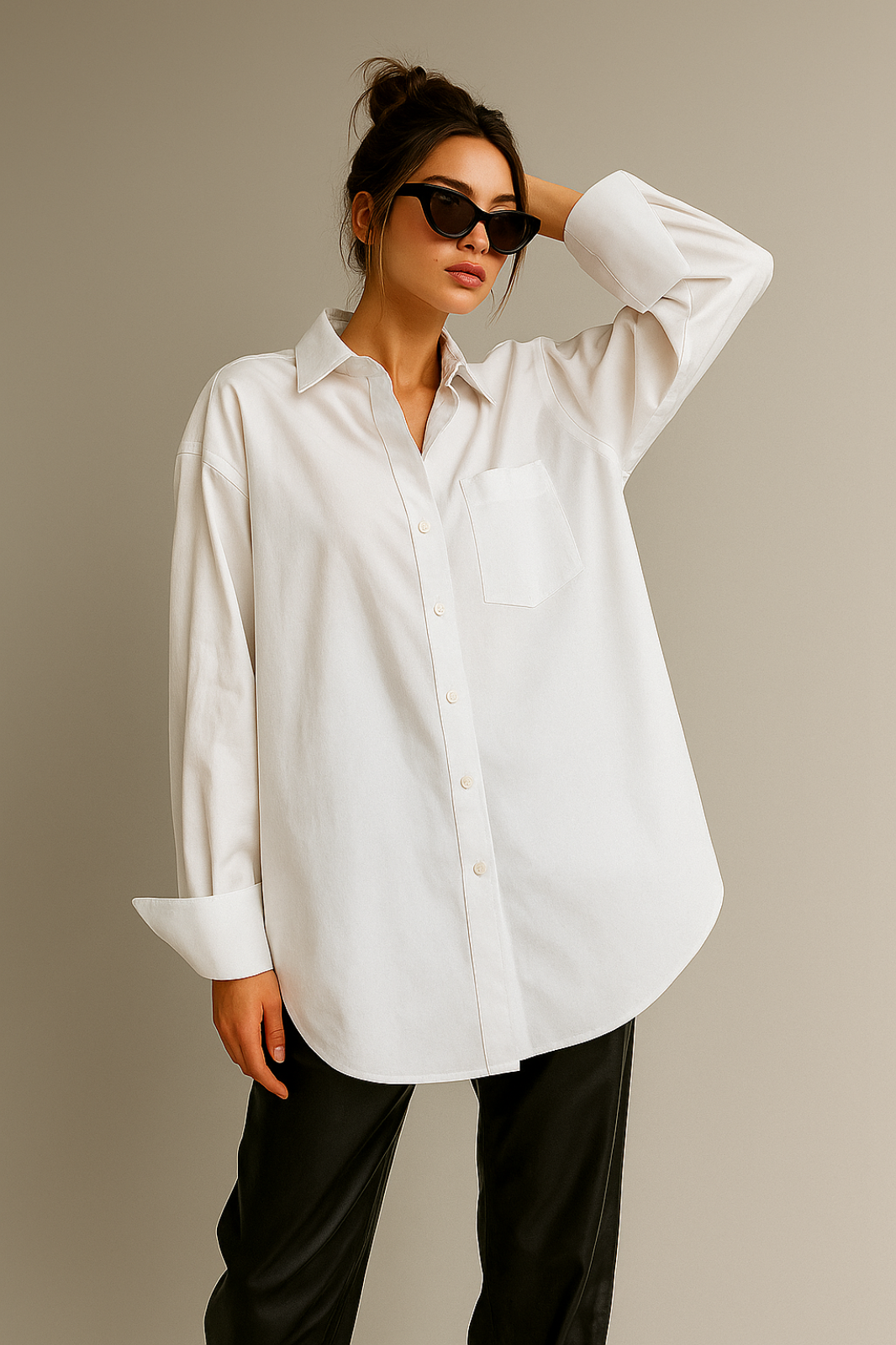 Fifth Avenue Oversized Shirt Luxe and Allure