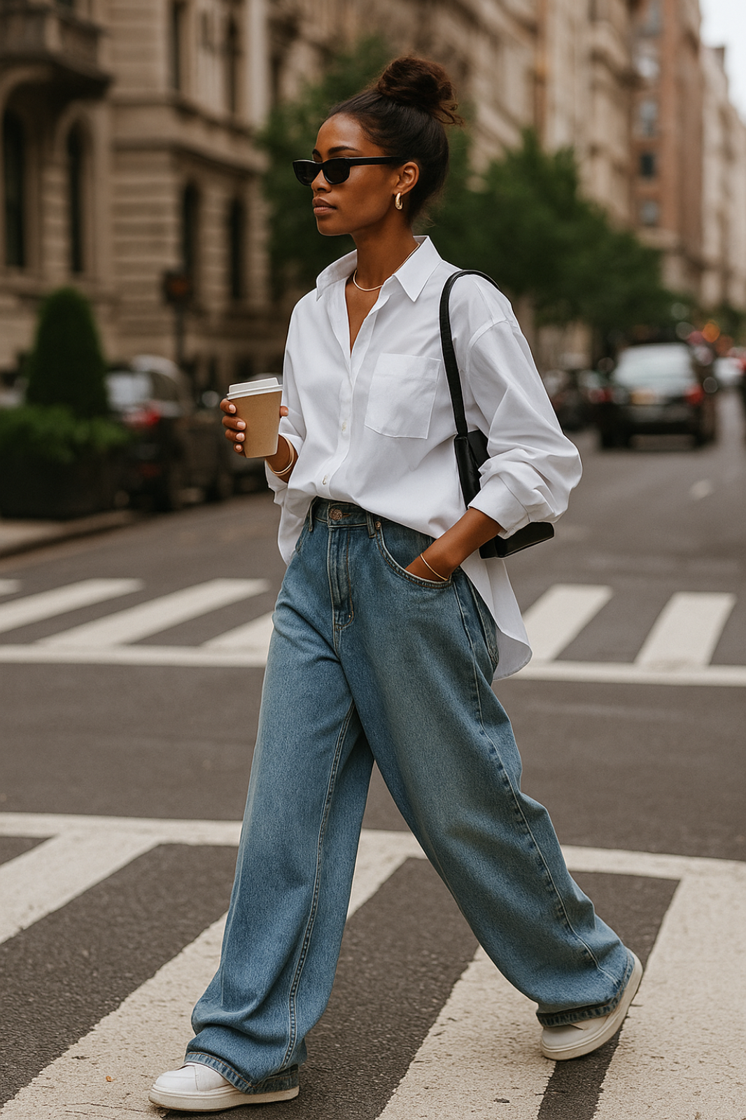 Fifth Avenue Oversized Shirt Luxe and Allure