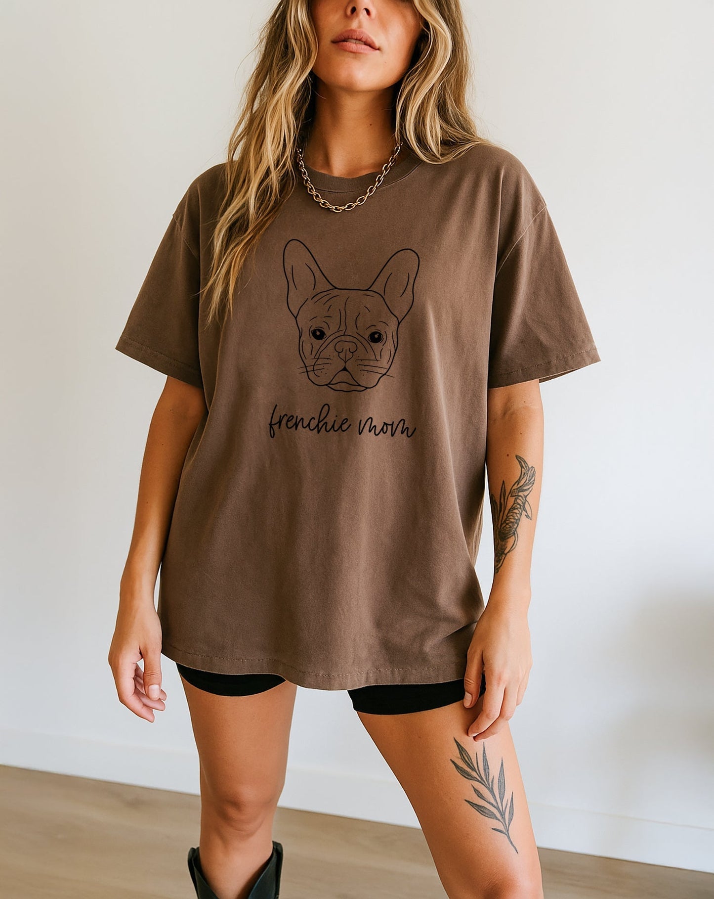 Frenchie Mom French bulldog Dog Mom Comfort Colors T Shirt Verita Culture