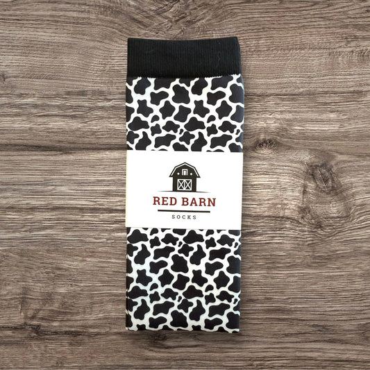 Udderly Cozy - Petite Red Barn Socks