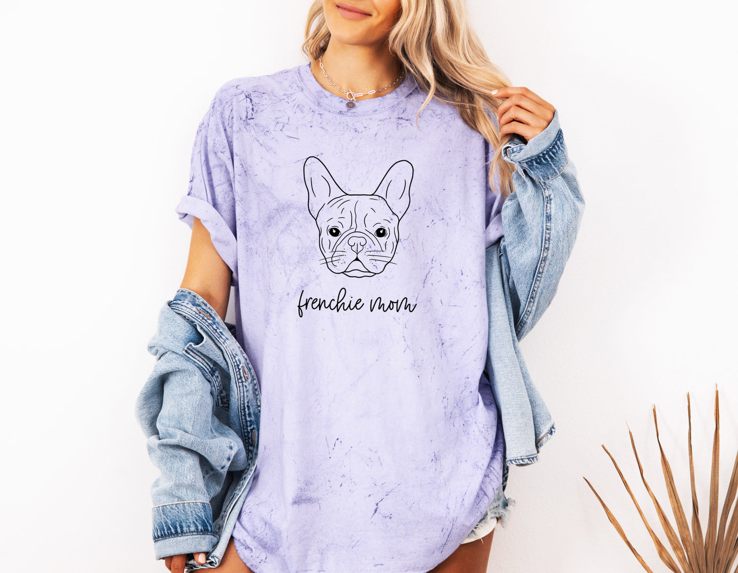 Frenchie Mom French bulldog Dog Mom Comfort Colors T Shirt Verita Culture