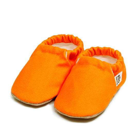 Ella Bonna Baby Moccasins, Slippers, Orange Ella Bonna Baby