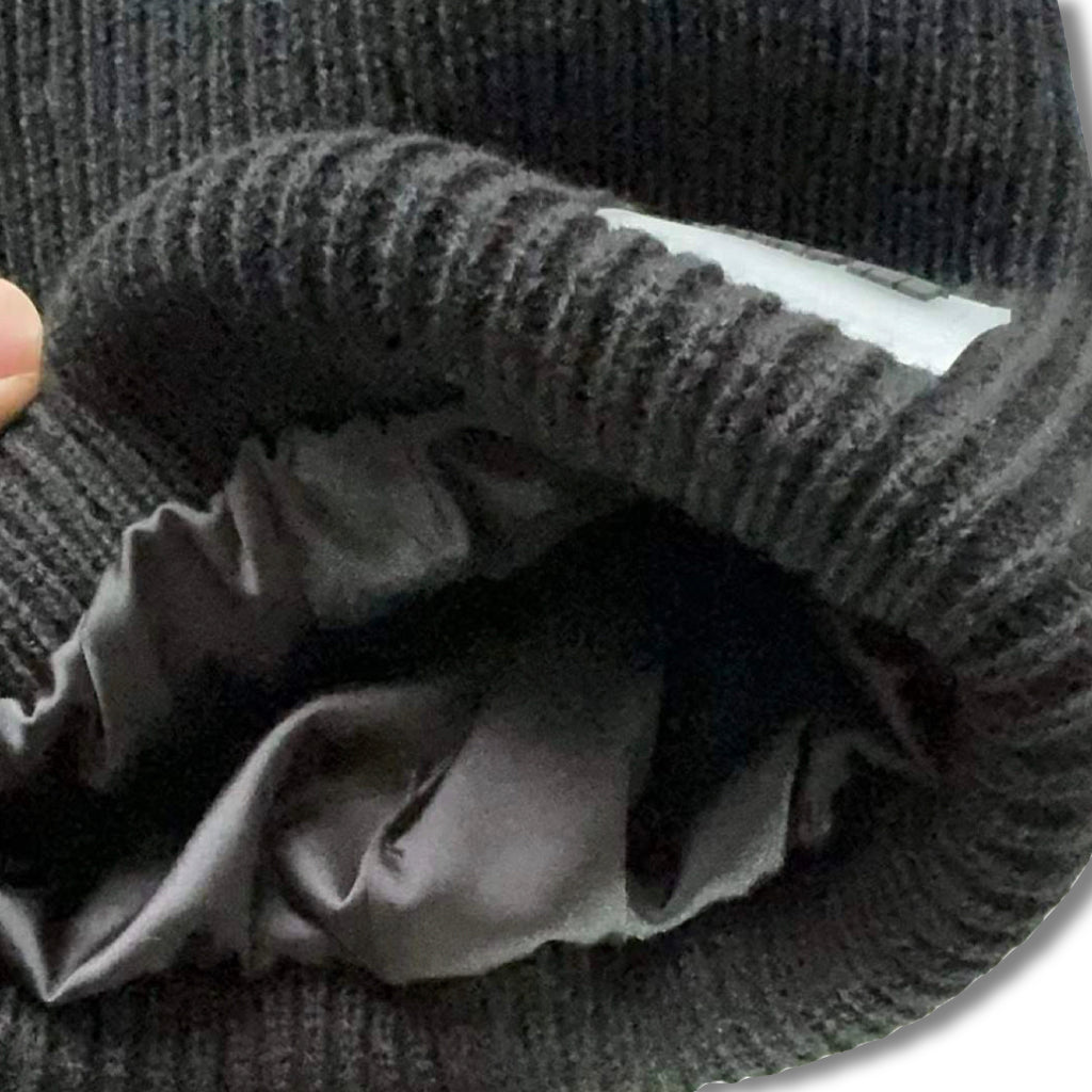 Satin Lined Bunny Beanie plushtrap