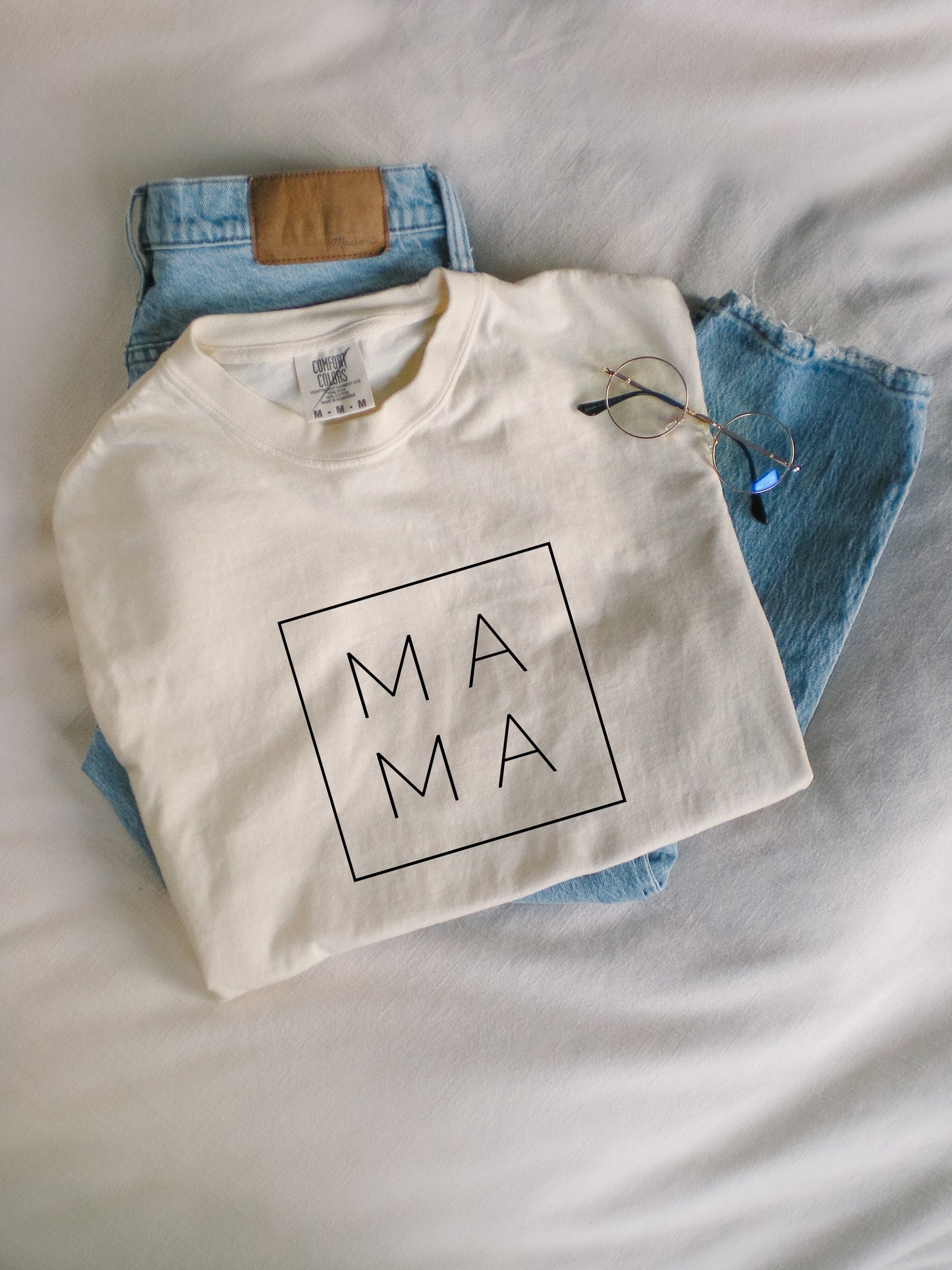 Mama Comfort Colors T Shirt (Square/Boxed) Verita Culture