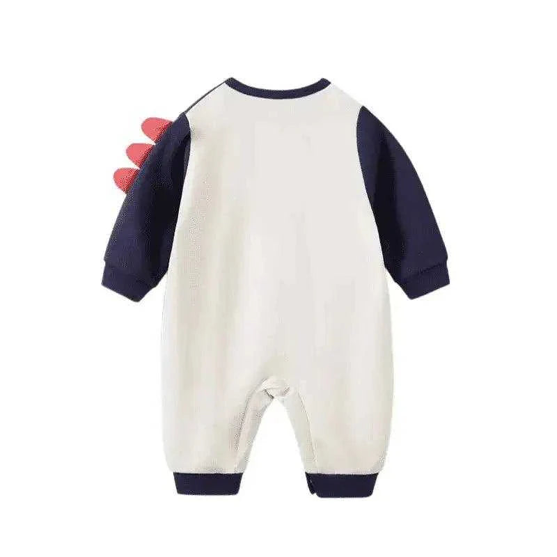 Soft Cotton Baby Boy Dinosaur Jumpsuit In Adorable Design