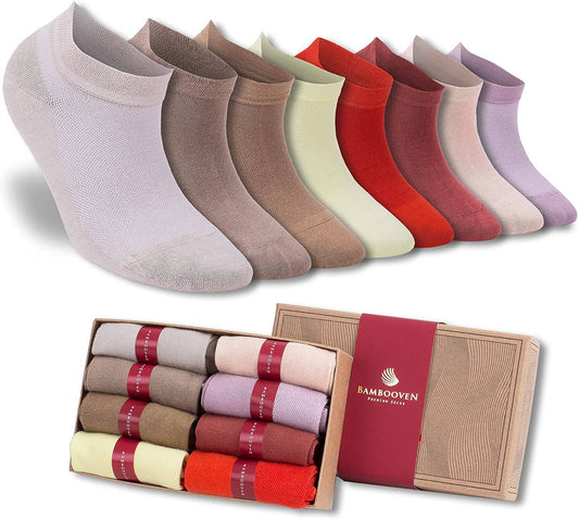 Women’s Bamboo Ankle Socks 8-Pack - 628 Bambooven