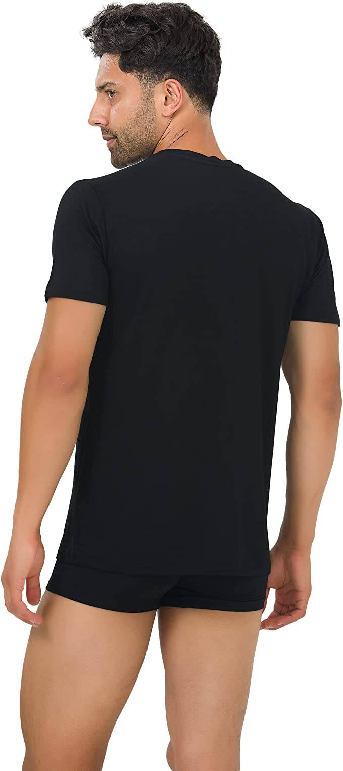 Men's Bamboo Crew Neck Undershirts (3-Pack) Bambooven