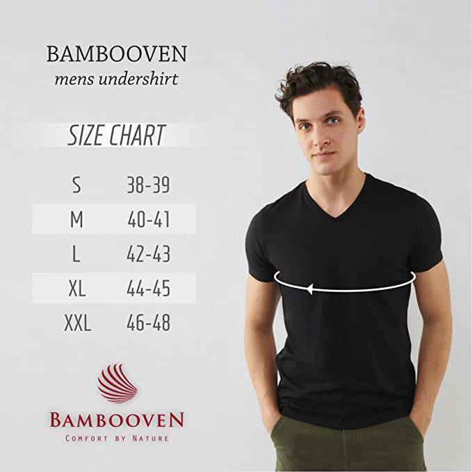Men's Bamboo Crew Neck Undershirts (3-Pack) Bambooven