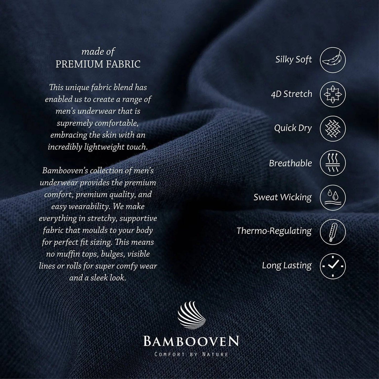 Men's Bamboo V-Neck Undershirt (3 Pack) Bambooven