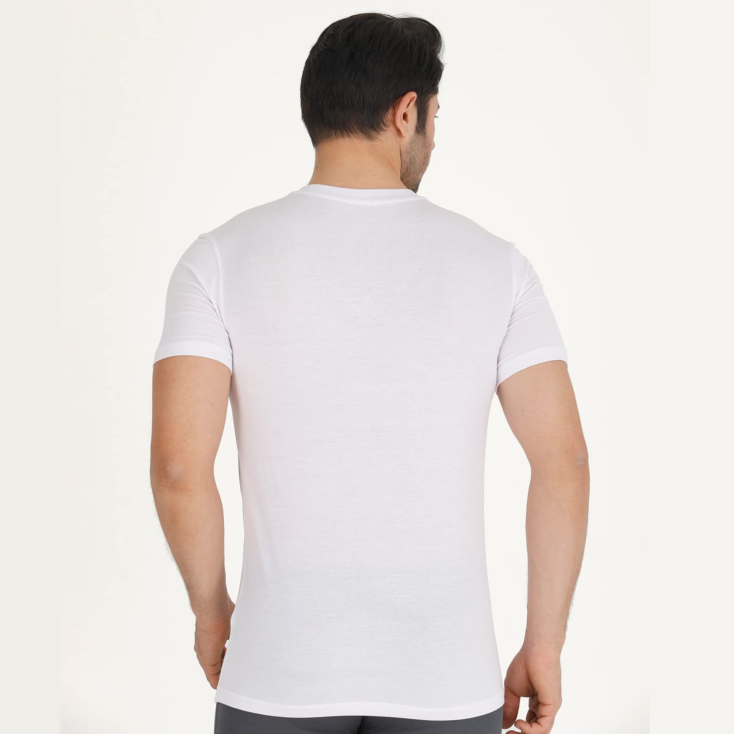 Men's Bamboo V-Neck Undershirt (3 Pack) Bambooven
