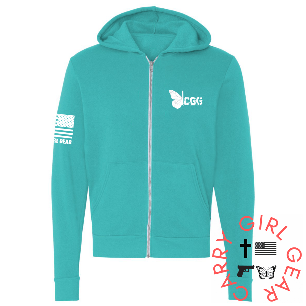 CGG Zippered Hoodie - International Shopping