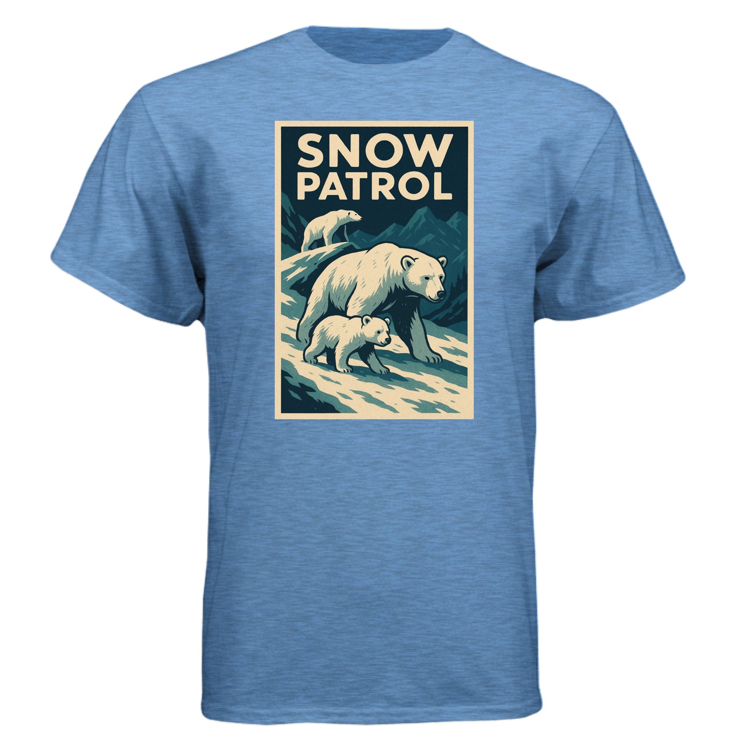 Heather Columbia Blue - FRONT