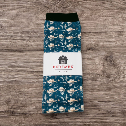 Outlaw Wrangler Red Barn Socks