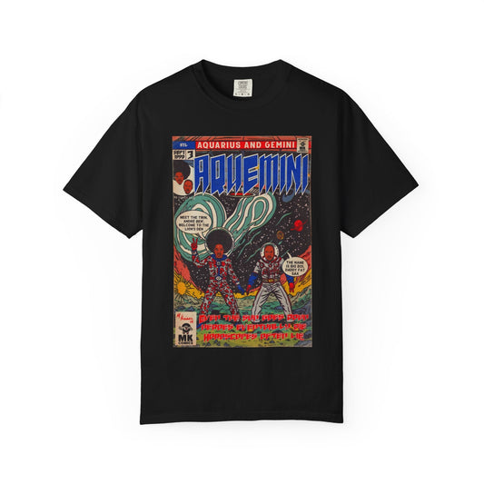 Aquemini - Comic Book Art - Unisex Comfort Colors T-shirt Fine Art Of MK