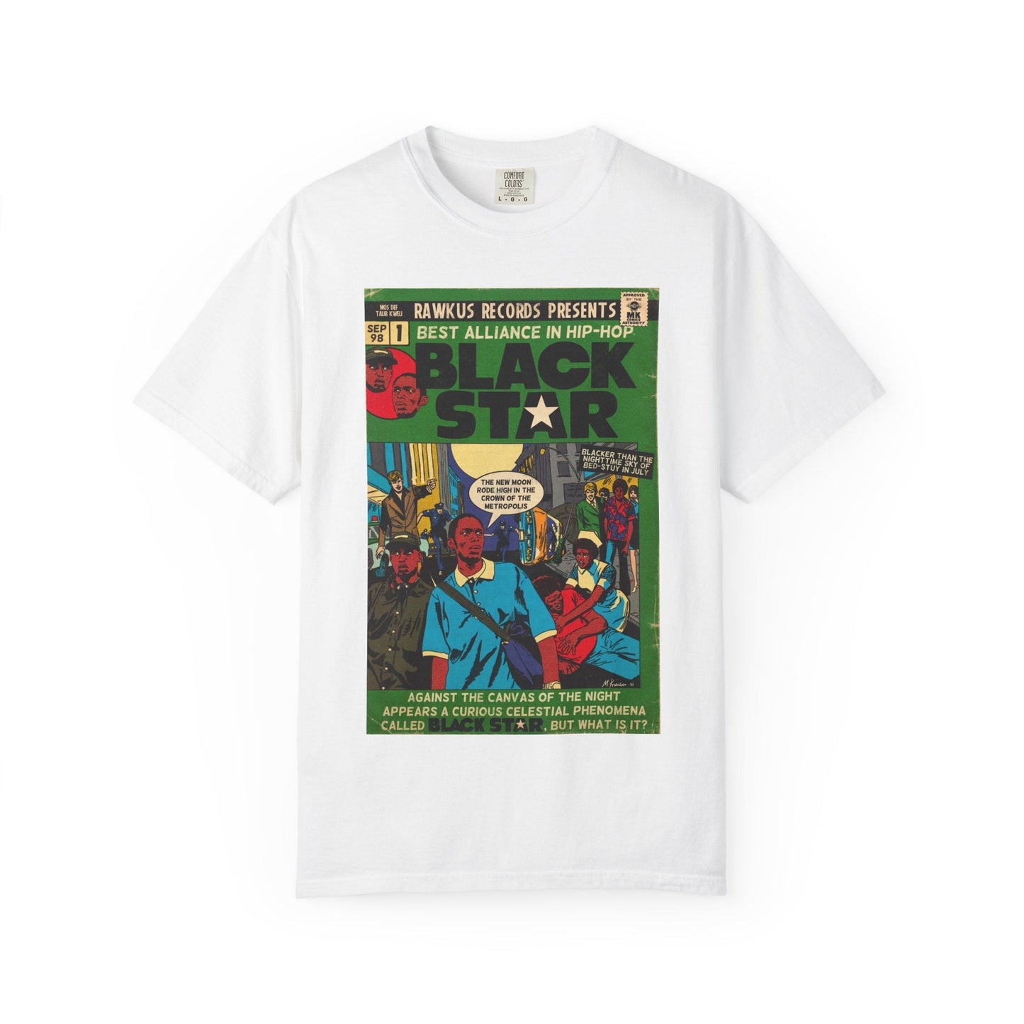 Black Star - Unisex Comfort Colors T-shirt Fine Art Of MK