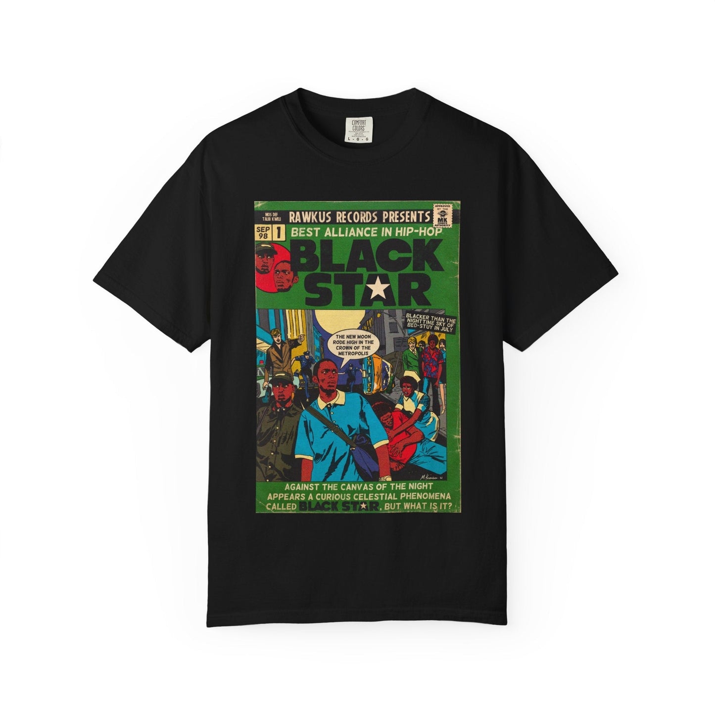 Black Star - Unisex Comfort Colors T-shirt Fine Art Of MK