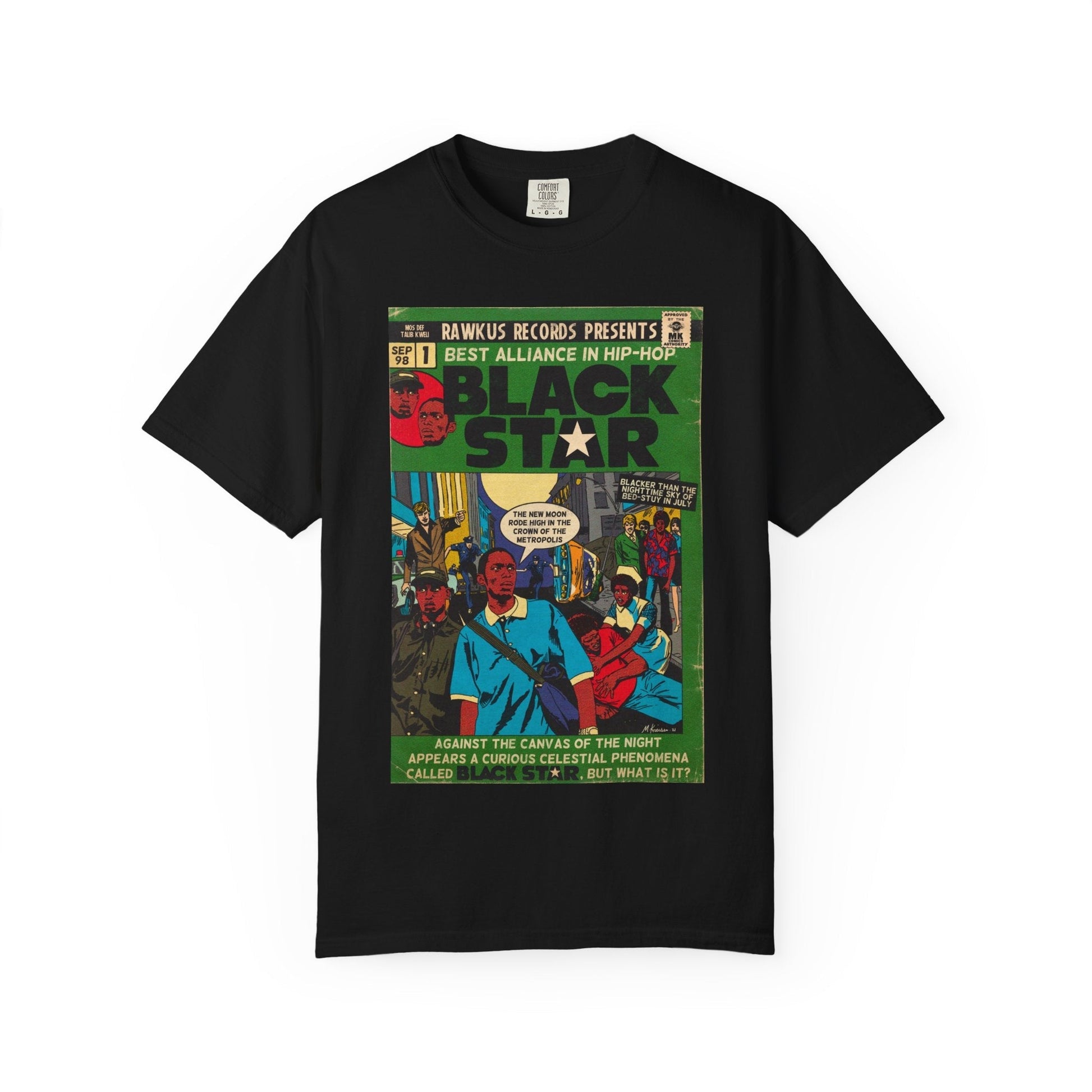 Black Star - Unisex Comfort Colors T-shirt Fine Art Of MK
