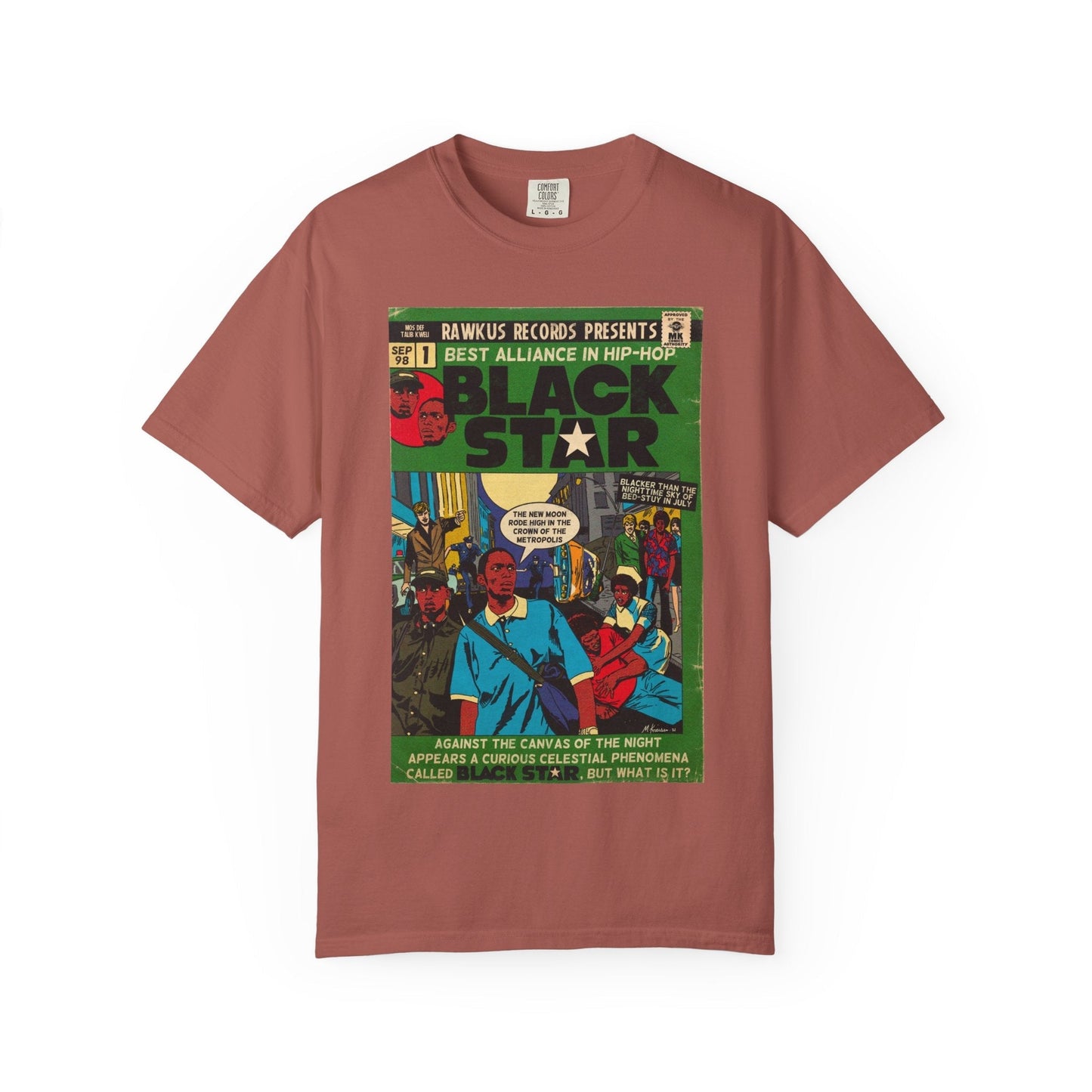 Black Star - Unisex Comfort Colors T-shirt Fine Art Of MK