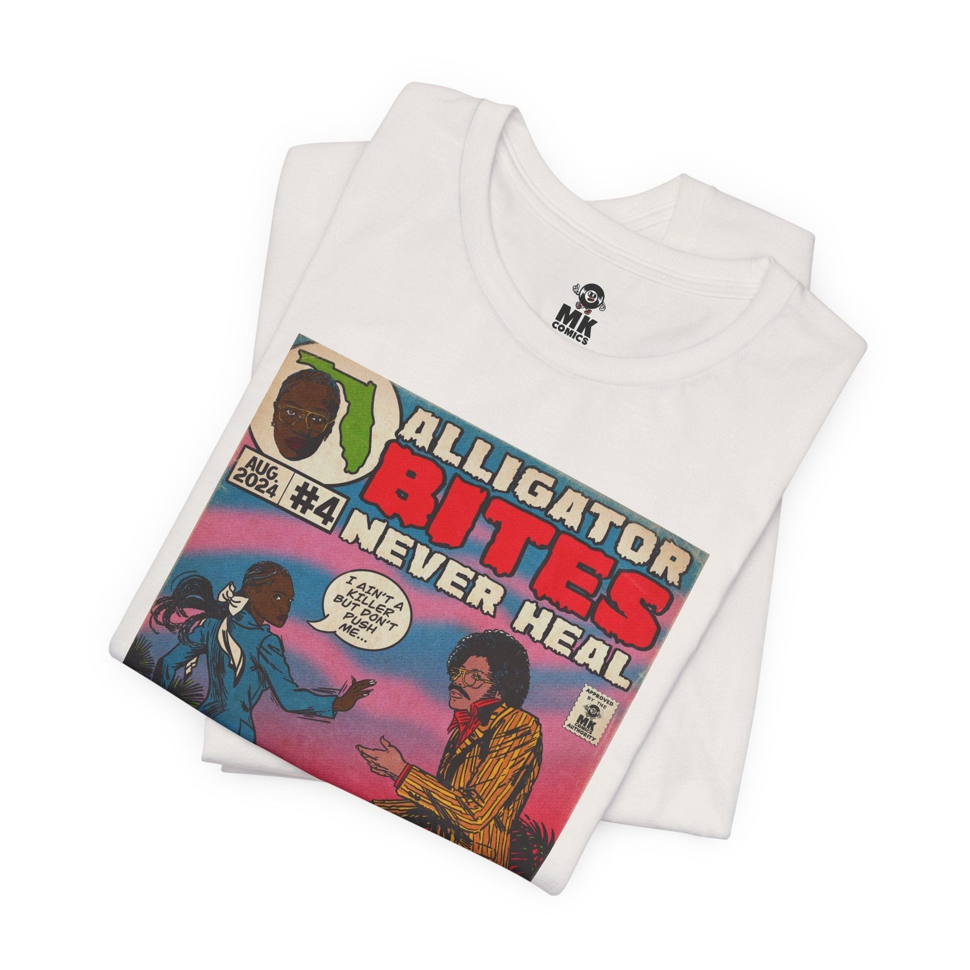 Denial is a River - Alligator Bites - Unisex Jersey Short Sleeve Tee Fine Art Of MK