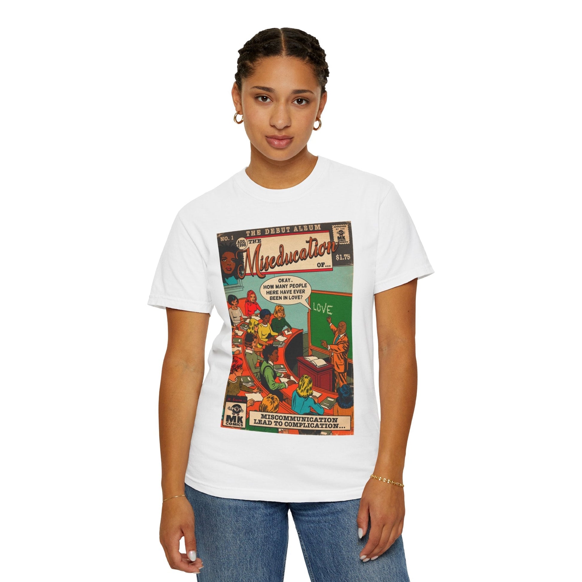 The Miseducation of… - Unisex Comfort Colors T-shirt Fine Art Of MK