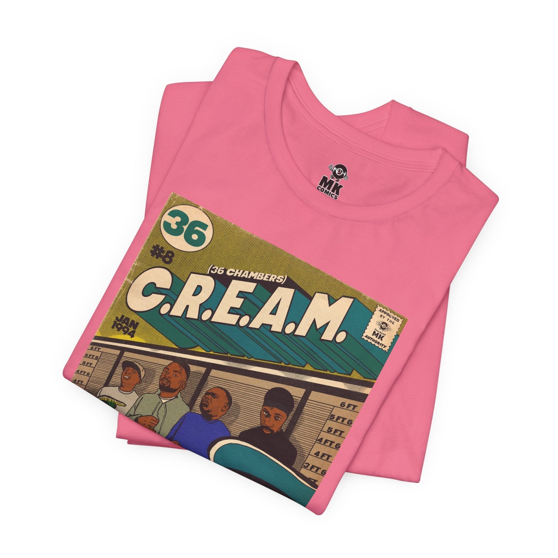 C.R.E.A.M - Unisex Jersey Short Sleeve Teem Fine Art Of MK