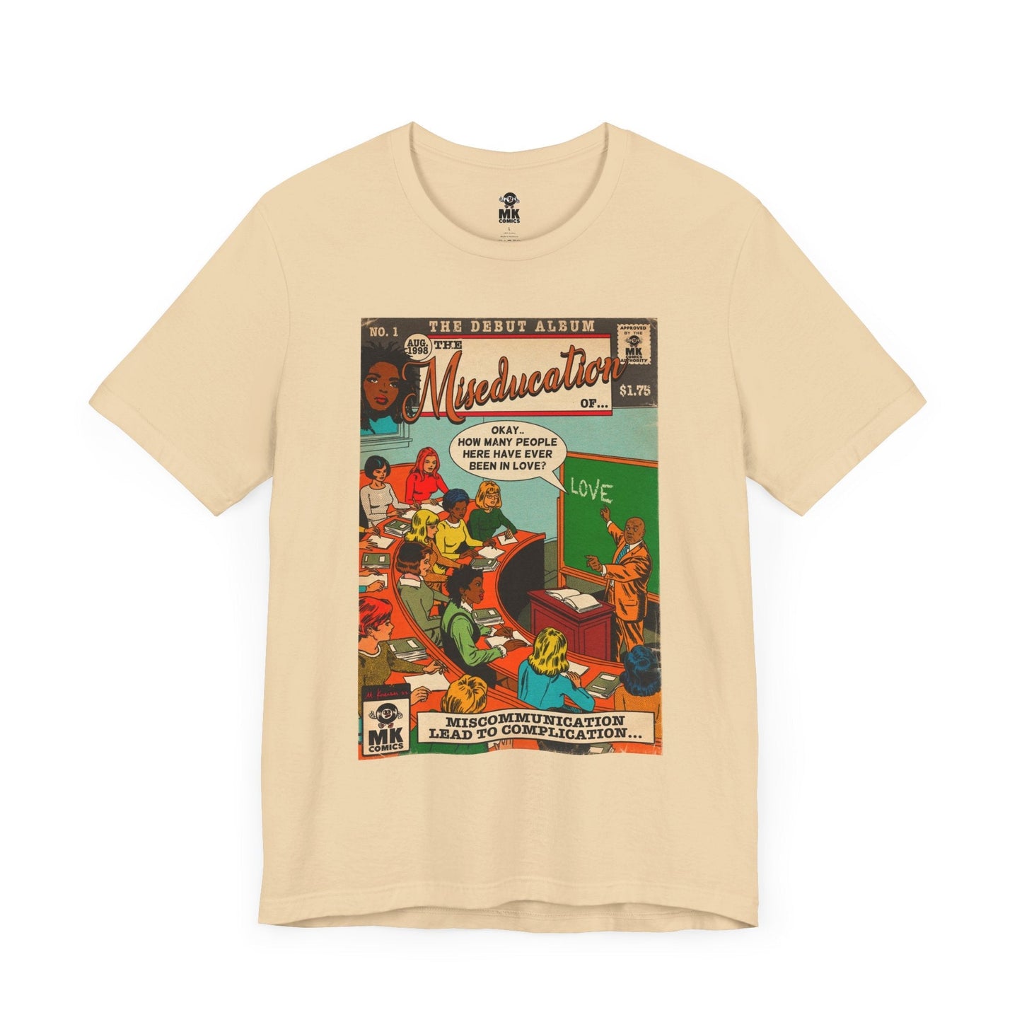 The Miseducation of… - Unisex Jersey Short Sleeve Tee Fine Art Of MK