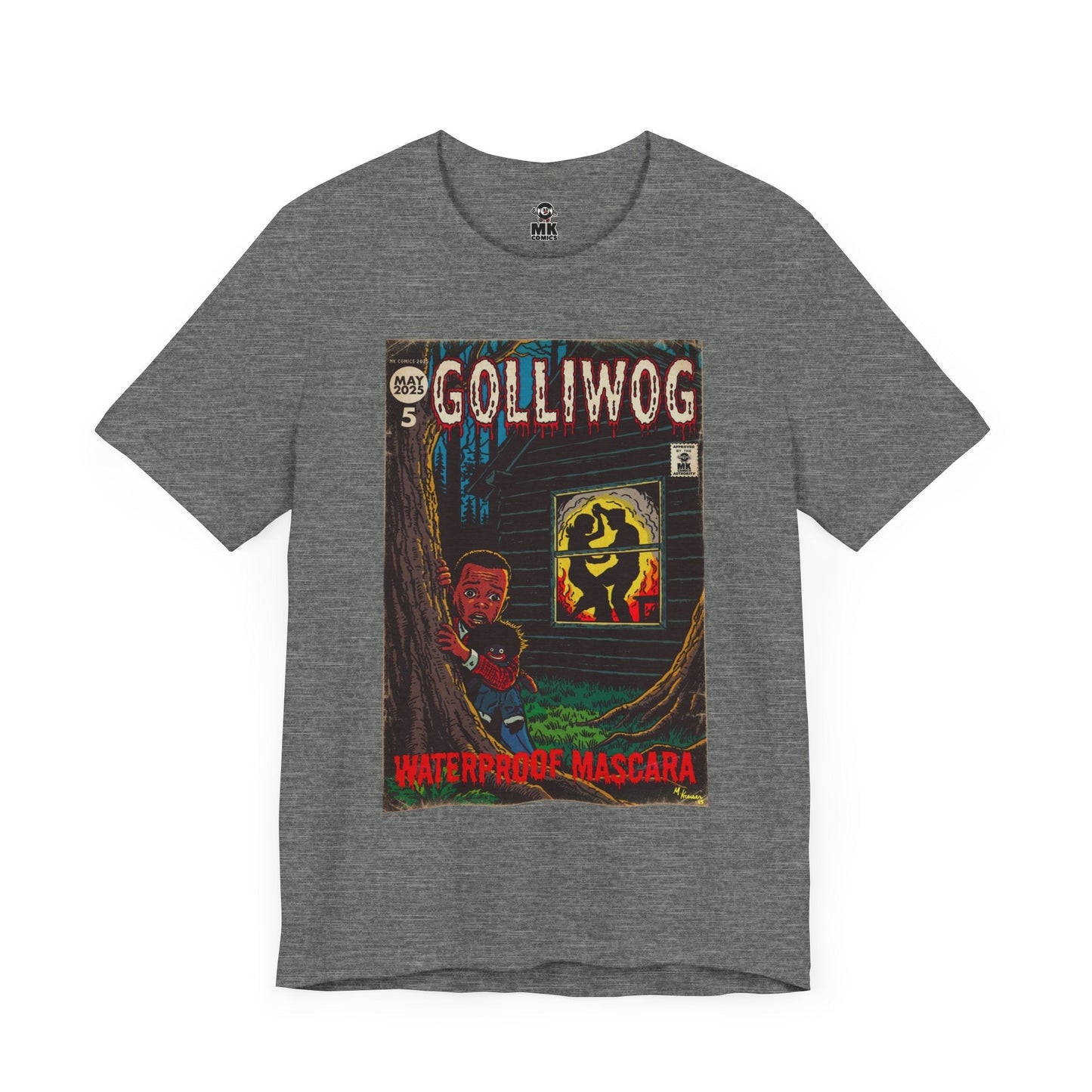 Waterproof Mascara - Golliwog - Unisex Jersey Short Sleeve Tee Fine Art Of MK