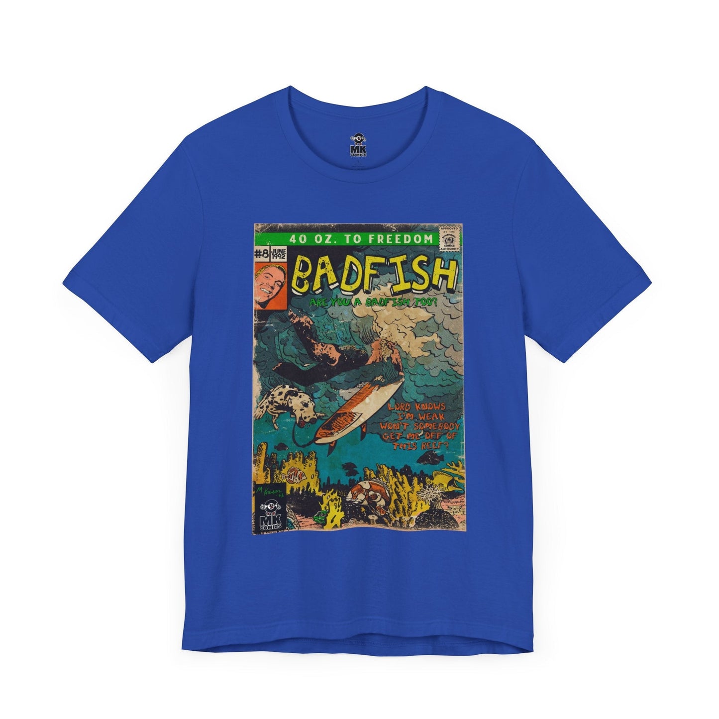 Badfish -  Unisex Jersey Short Sleeve Tee Fine Art Of MK