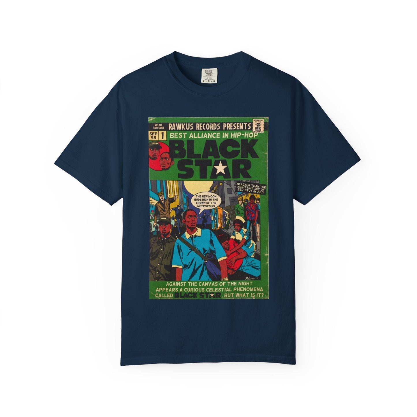 Black Star - Unisex Comfort Colors T-shirt Fine Art Of MK