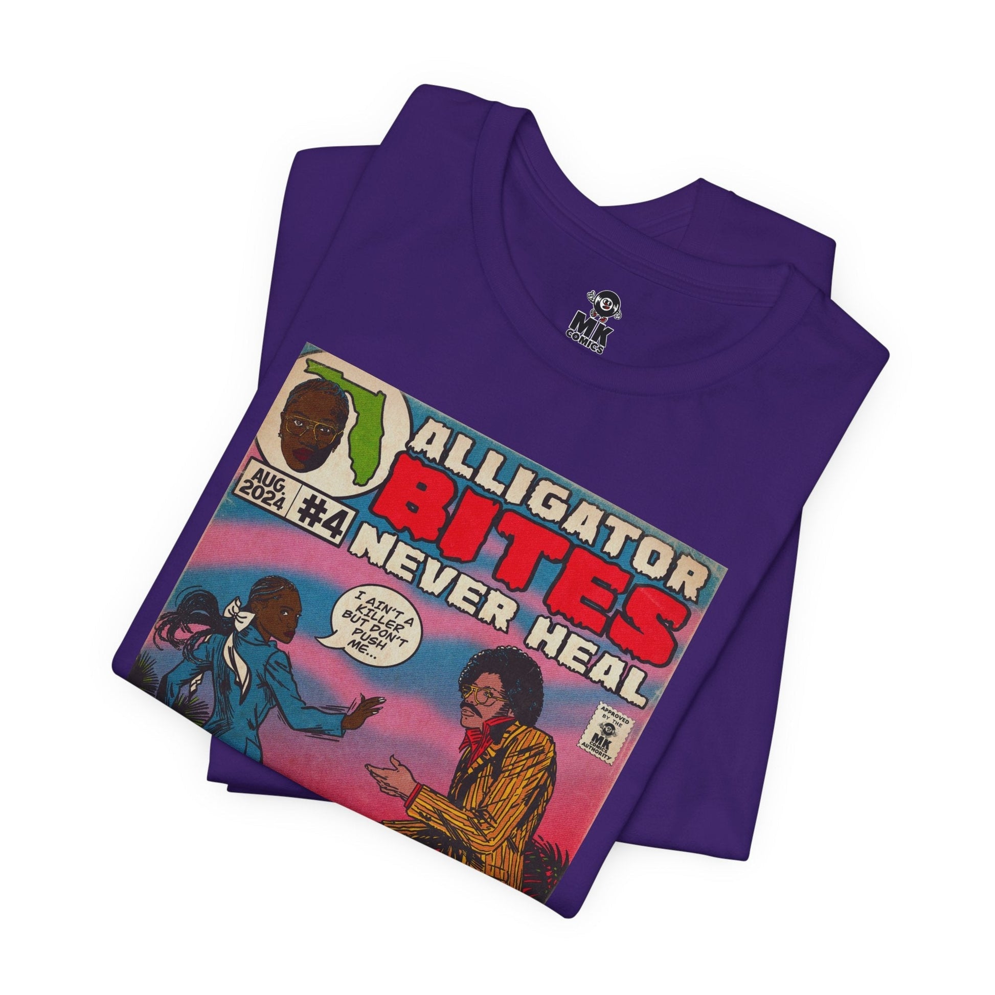 Denial is a River - Alligator Bites - Unisex Jersey Short Sleeve Tee Fine Art Of MK
