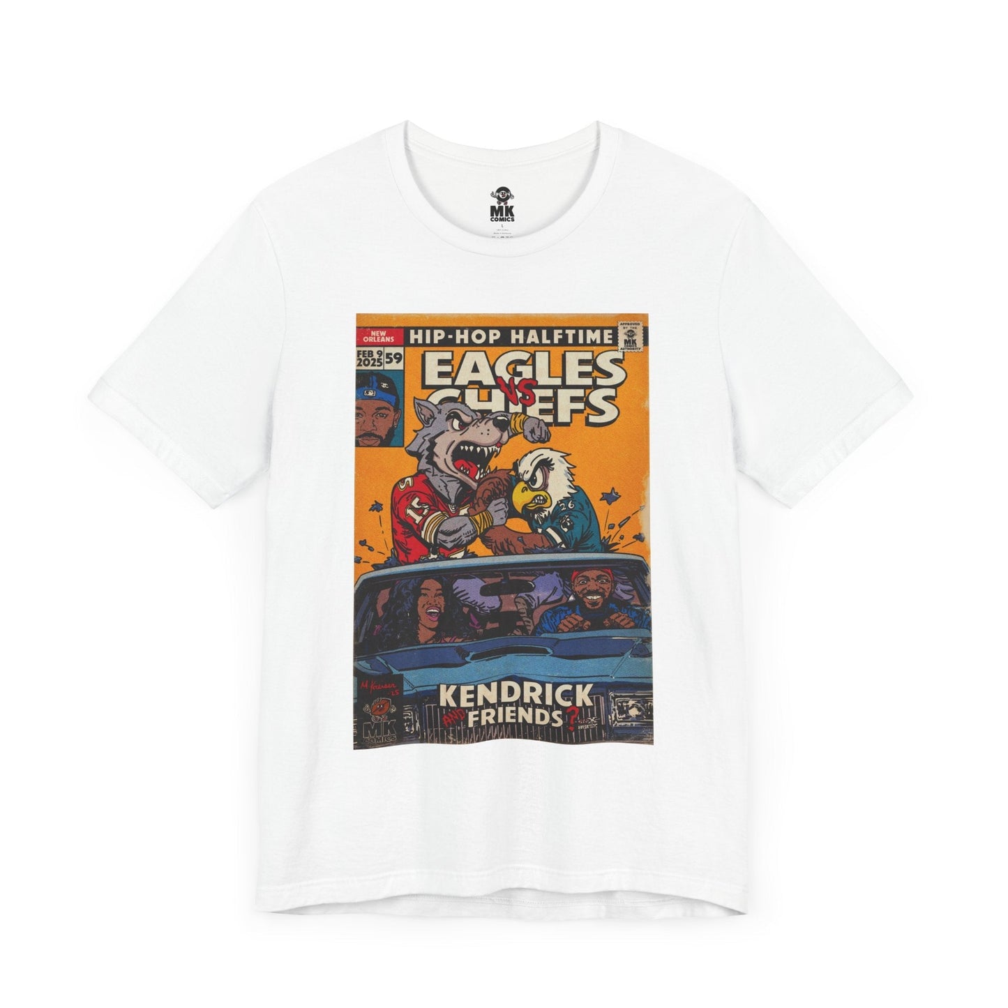 2025 Halftime - Eagles vs Chiefs - Unisex Jersey Short Sleeve Tee Fine Art Of MK