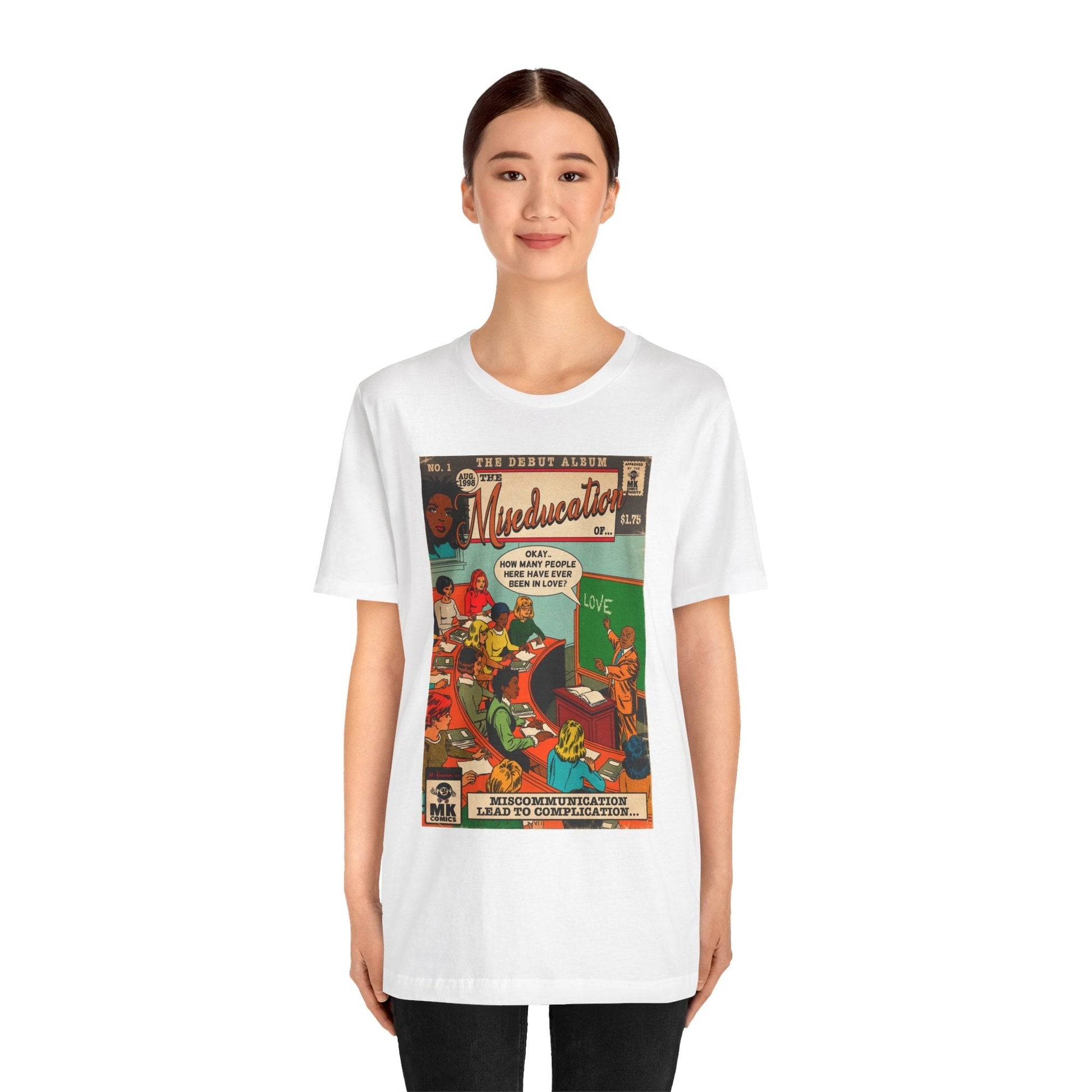The Miseducation of… - Unisex Jersey Short Sleeve Tee Fine Art Of MK