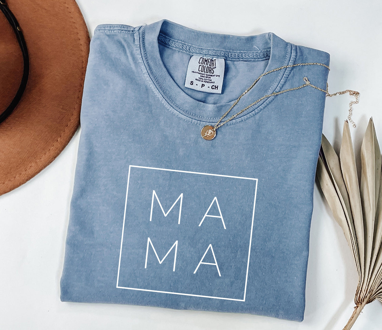 Mama Comfort Colors T Shirt (Square/Boxed) Verita Culture
