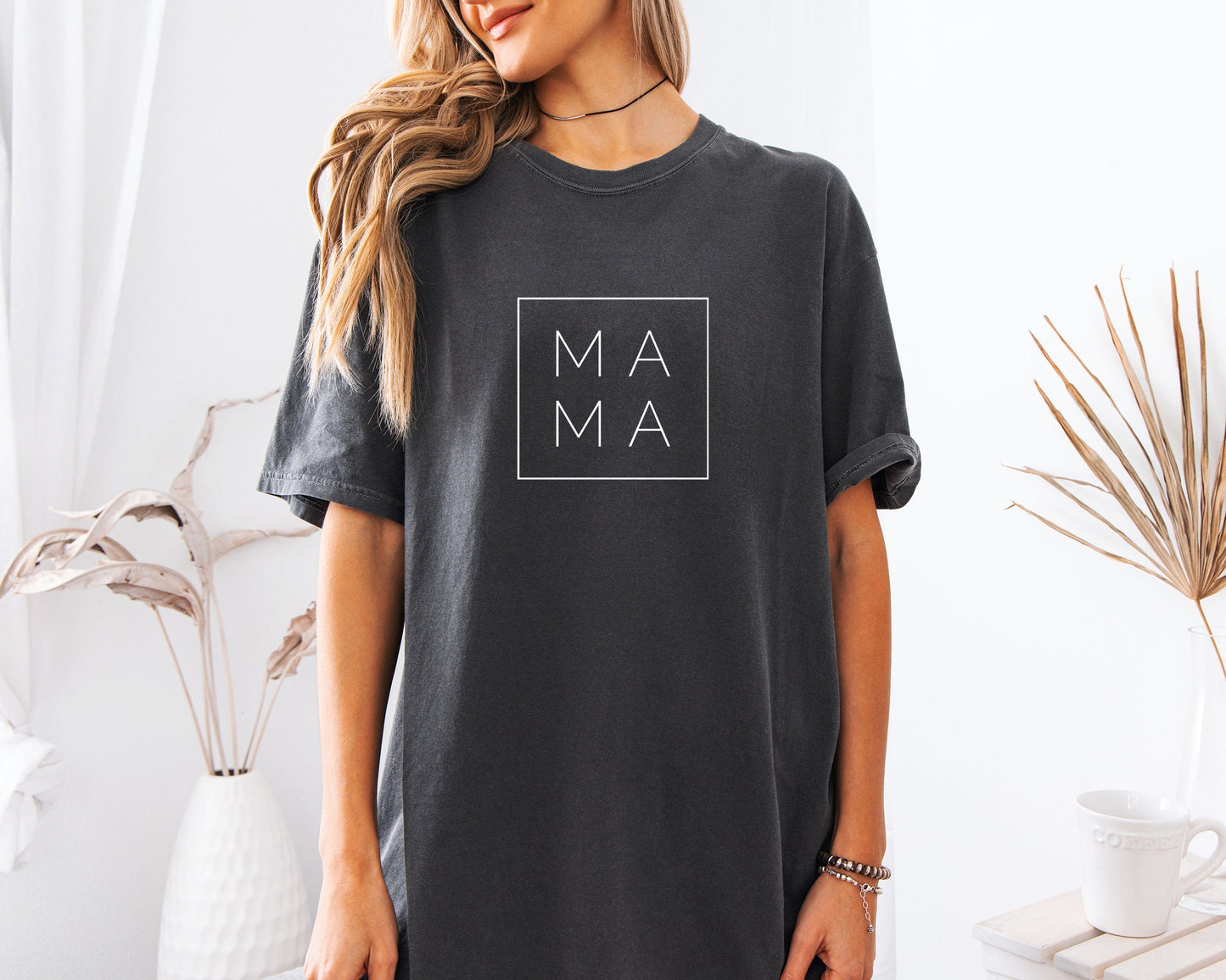 Mama Comfort Colors T Shirt (Square/Boxed) Verita Culture