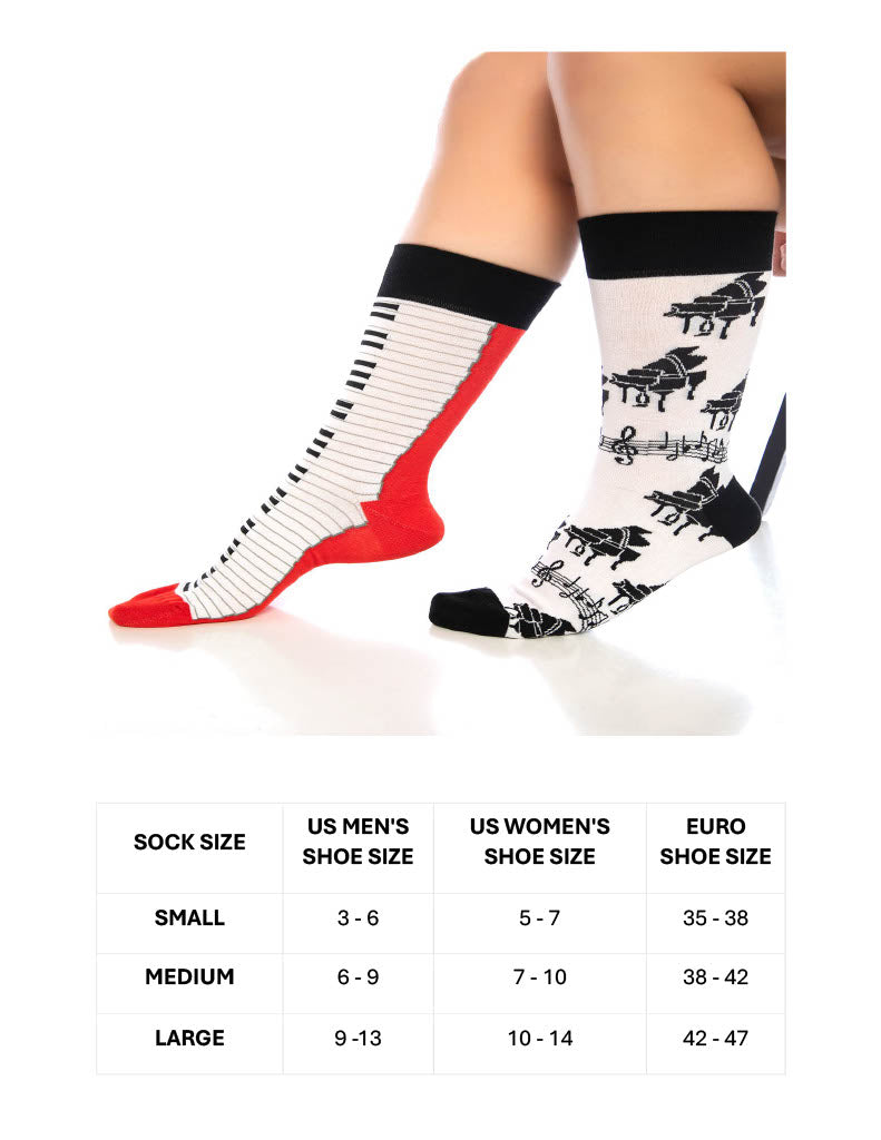 Fun Crew Socks for Men and Women – Colorful Cotton Novelty 6-Pack Bambooven