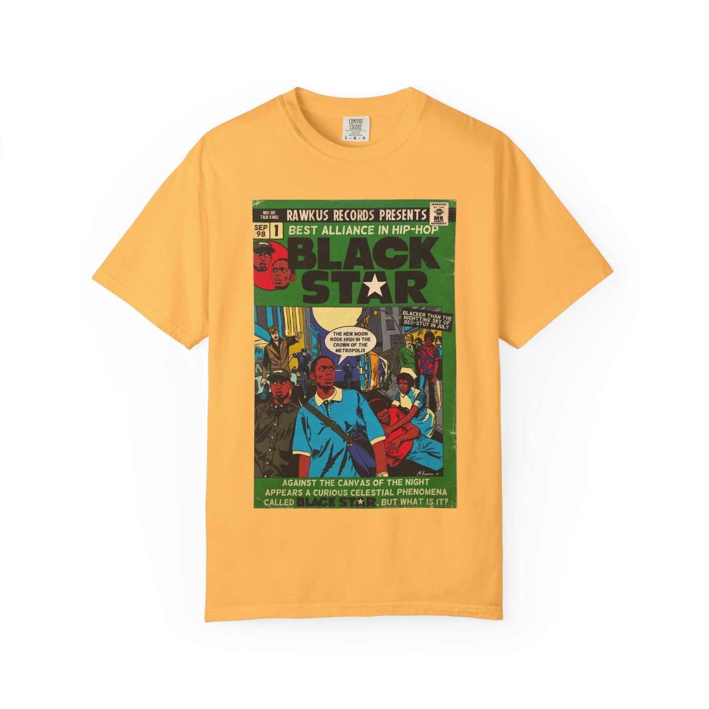 Black Star - Unisex Comfort Colors T-shirt Fine Art Of MK